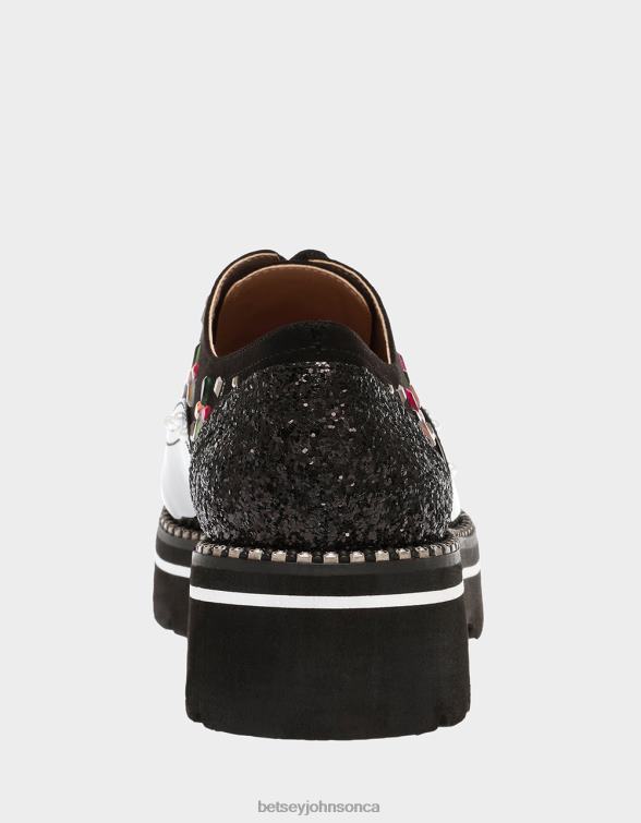 Women Pixxy Black Multi Betsey Johnson Shoes JHZ8F167