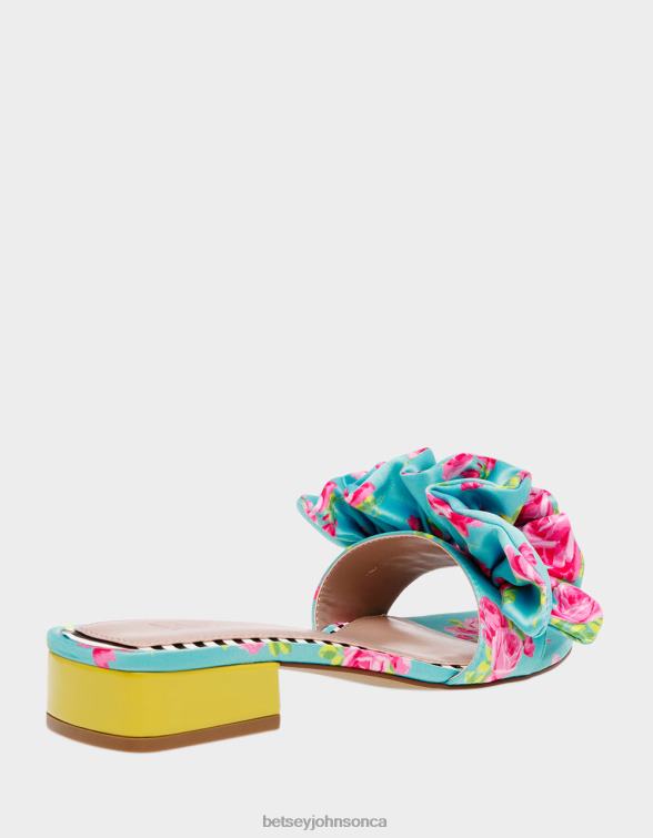 Women Alivia Blue Multi Betsey Johnson Shoes JHZ8F68