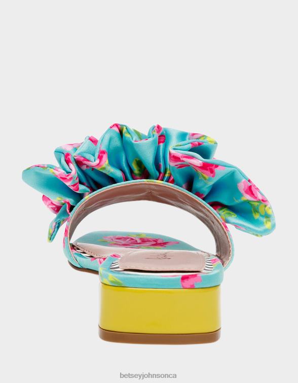 Women Alivia Blue Multi Betsey Johnson Shoes JHZ8F68