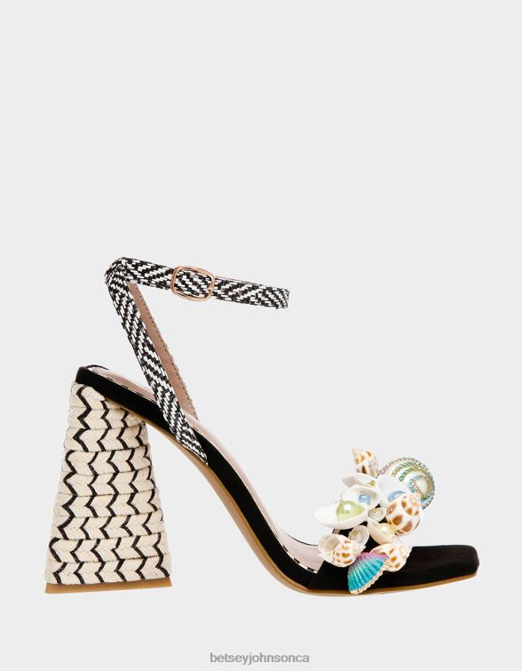 Women Anckor Black Multi Betsey Johnson Shoes JHZ8F79