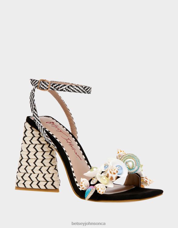 Women Anckor Black Multi Betsey Johnson Shoes JHZ8F79