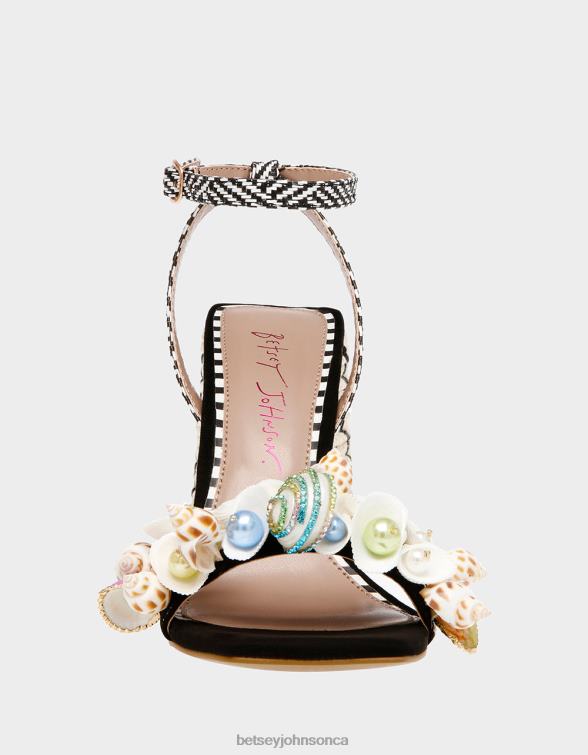 Women Anckor Black Multi Betsey Johnson Shoes JHZ8F79