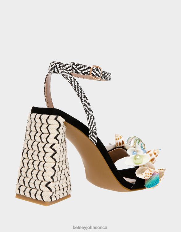 Women Anckor Black Multi Betsey Johnson Shoes JHZ8F79