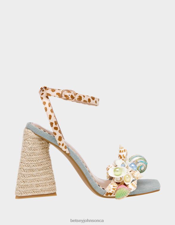 Women Anckor Leopard Multi Betsey Johnson Shoes JHZ8F60