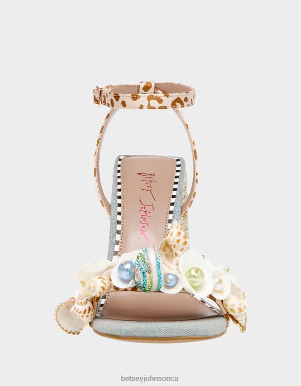 Women Anckor Leopard Multi Betsey Johnson Shoes JHZ8F60