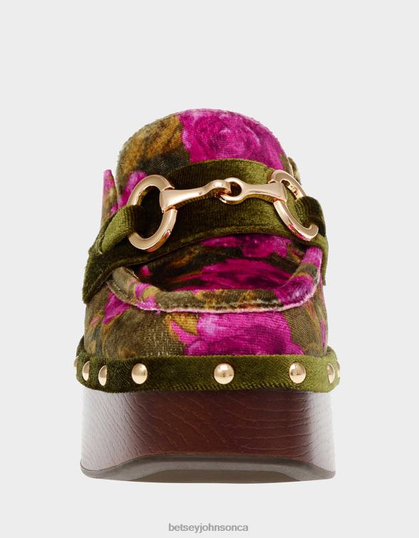 Women Aydin Green Multi Betsey Johnson Shoes JHZ8F123