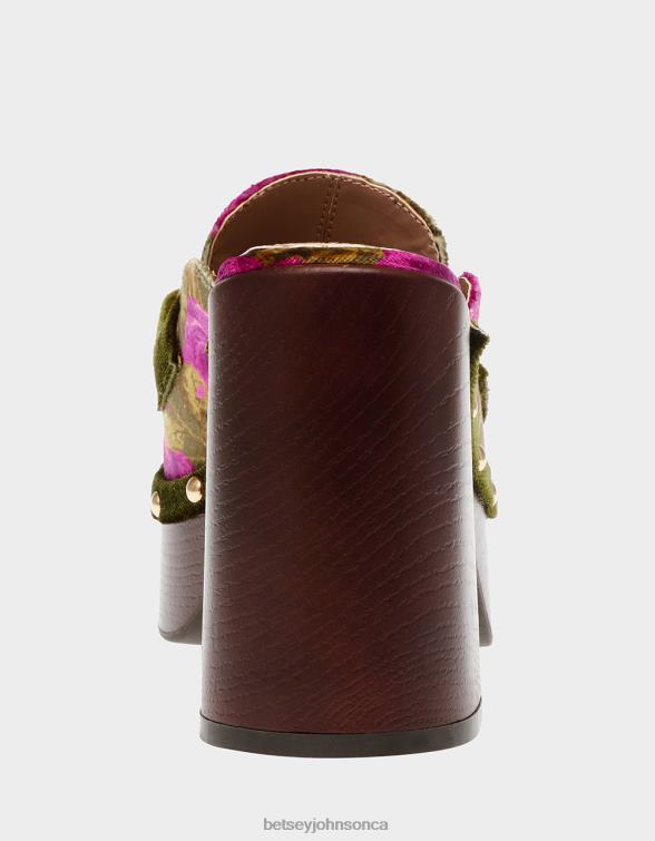 Women Aydin Green Multi Betsey Johnson Shoes JHZ8F123