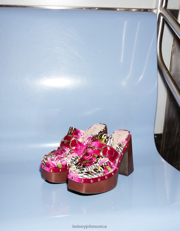 Women Aydin Leopard Multi Betsey Johnson Shoes JHZ8F140