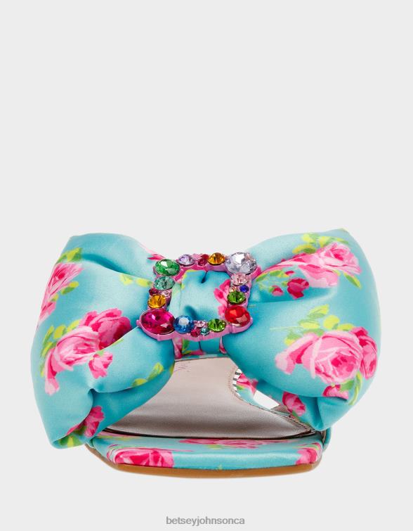 Women Daisyy-G Blue Multi Betsey Johnson Shoes JHZ8F121