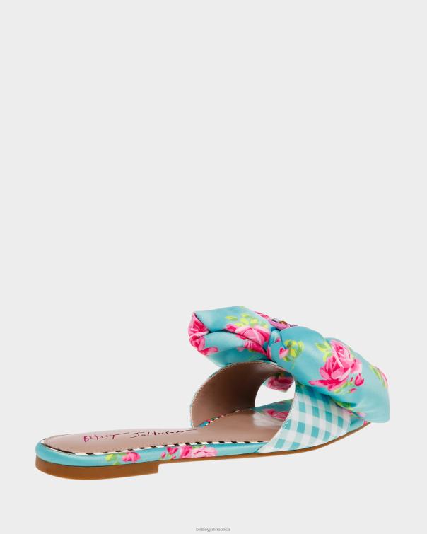 Women Daisyy-G Blue Multi Betsey Johnson Shoes JHZ8F121