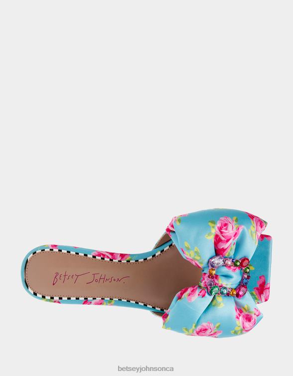 Women Daisyy-G Blue Multi Betsey Johnson Shoes JHZ8F121