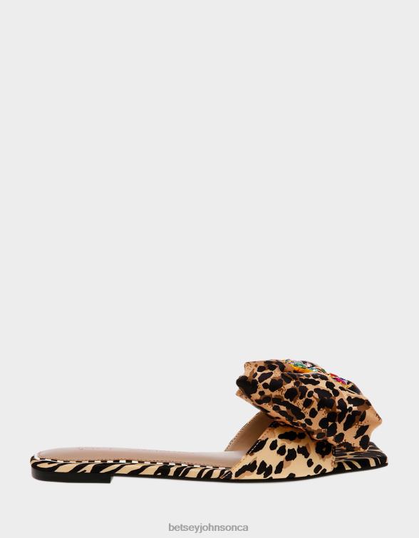 Women Daisyy-G Leopard Multi Betsey Johnson Shoes JHZ8F59