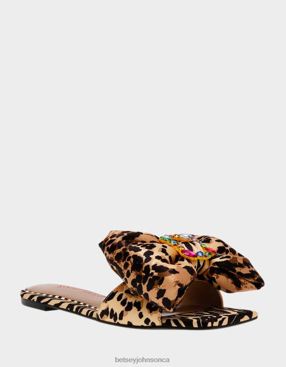 Women Daisyy-G Leopard Multi Betsey Johnson Shoes JHZ8F59