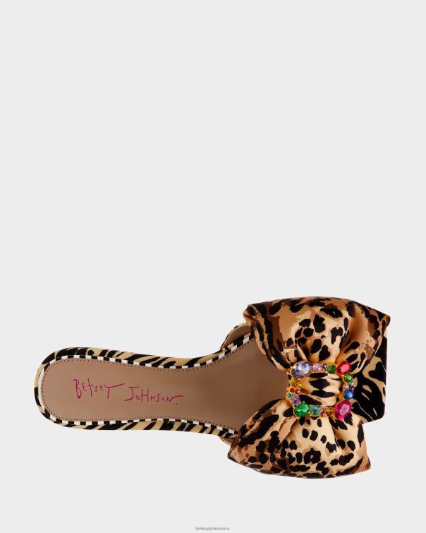 Women Daisyy-G Leopard Multi Betsey Johnson Shoes JHZ8F59