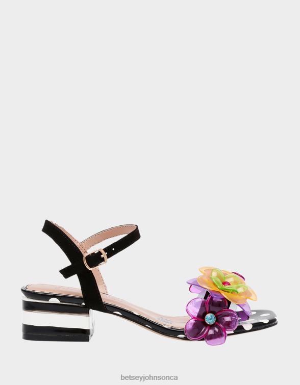 Women Dottee Black Multi Betsey Johnson Shoes JHZ8F57