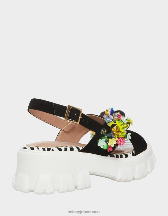 Women Frankee Black Multi Betsey Johnson Shoes JHZ8F90