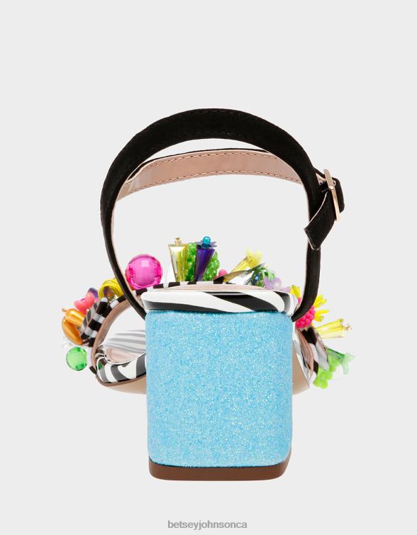 Women Jayleene Black Multi Betsey Johnson Shoes JHZ8F106