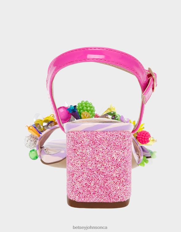 Women Jayleene Pink Multi Betsey Johnson Shoes JHZ8F97