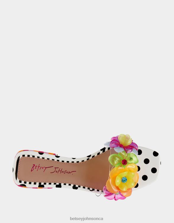 Women Journi Black/Polka/Dot Betsey Johnson Shoes JHZ8F114