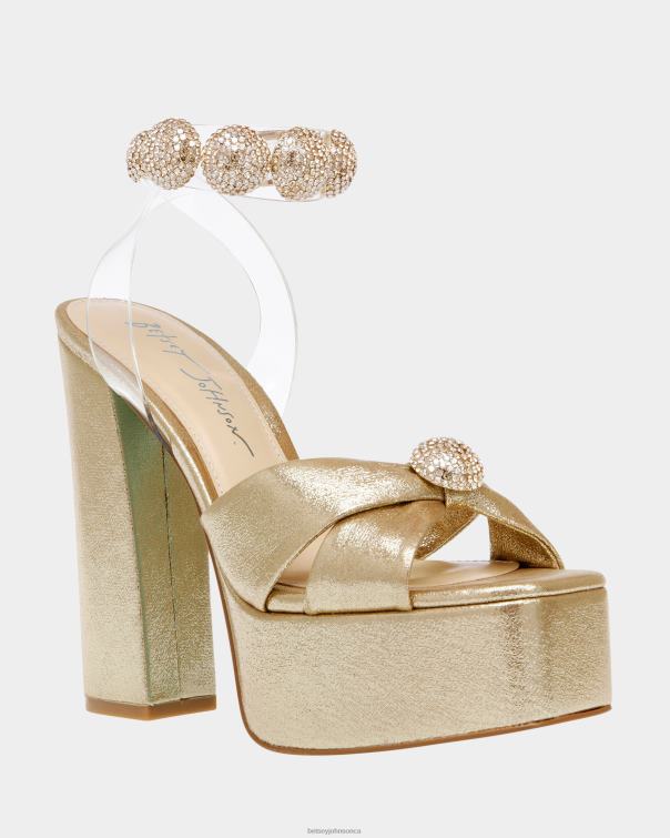 Women Mason Gold Betsey Johnson Shoes JHZ8F112