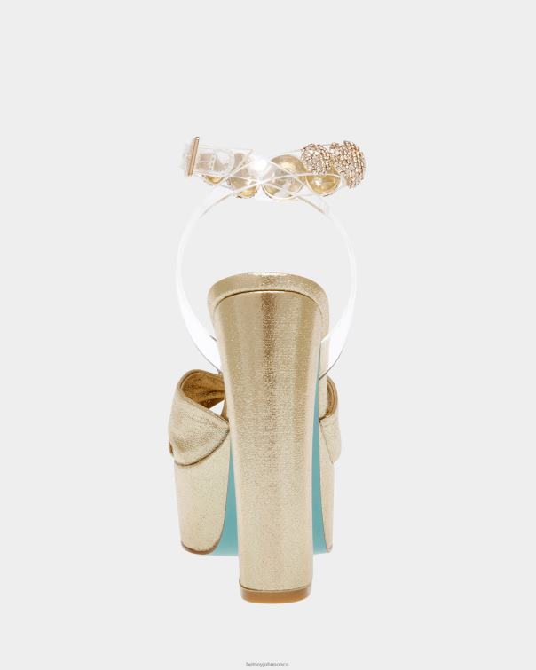 Women Mason Gold Betsey Johnson Shoes JHZ8F112