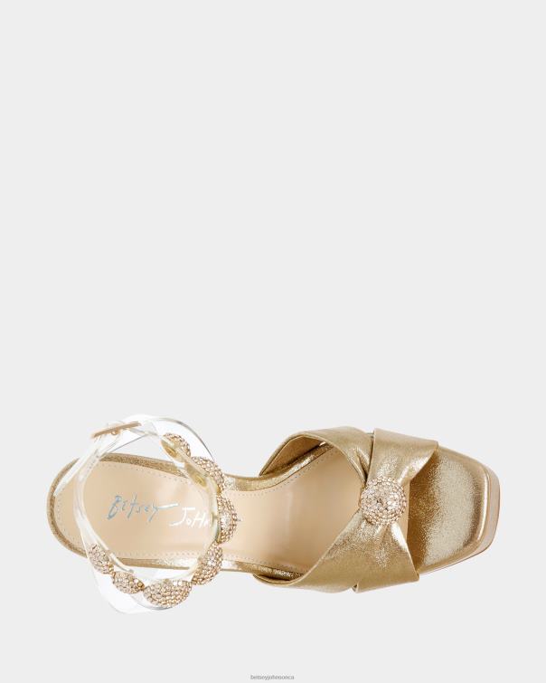 Women Mason Gold Betsey Johnson Shoes JHZ8F112