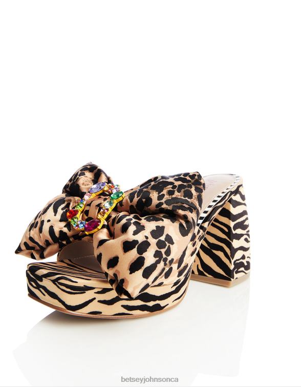 Women Possie Leopard Multi Betsey Johnson Shoes JHZ8F5